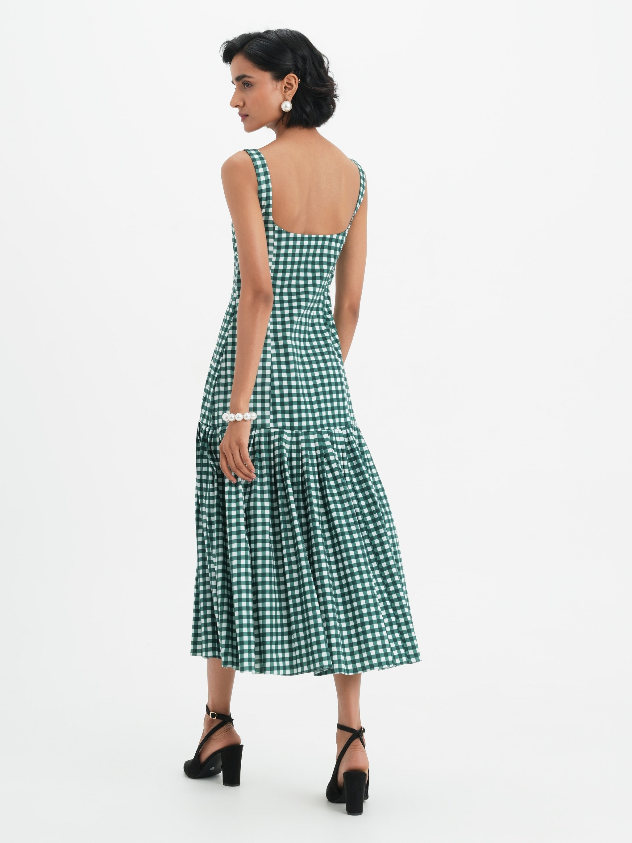 Vestido Mae - Pine Vichy