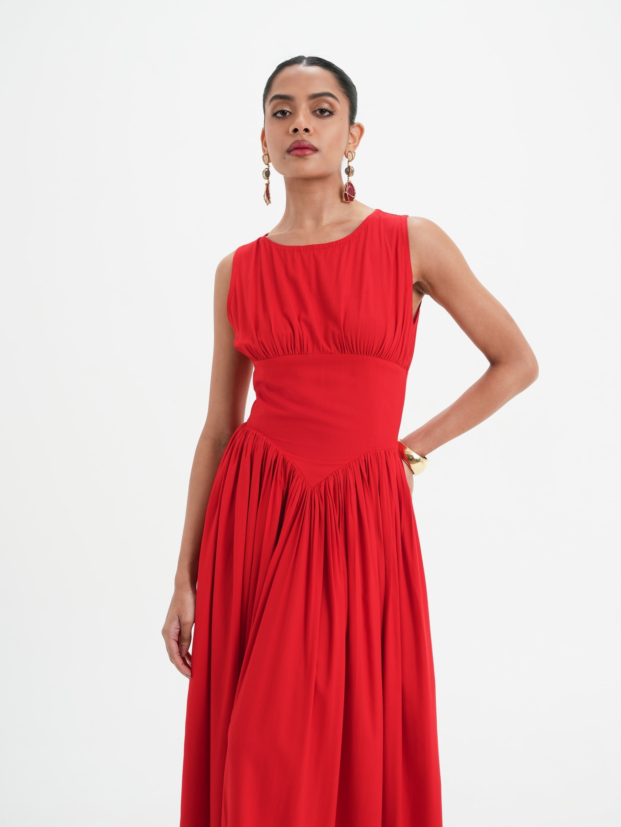 Vestido Nora - Rojo