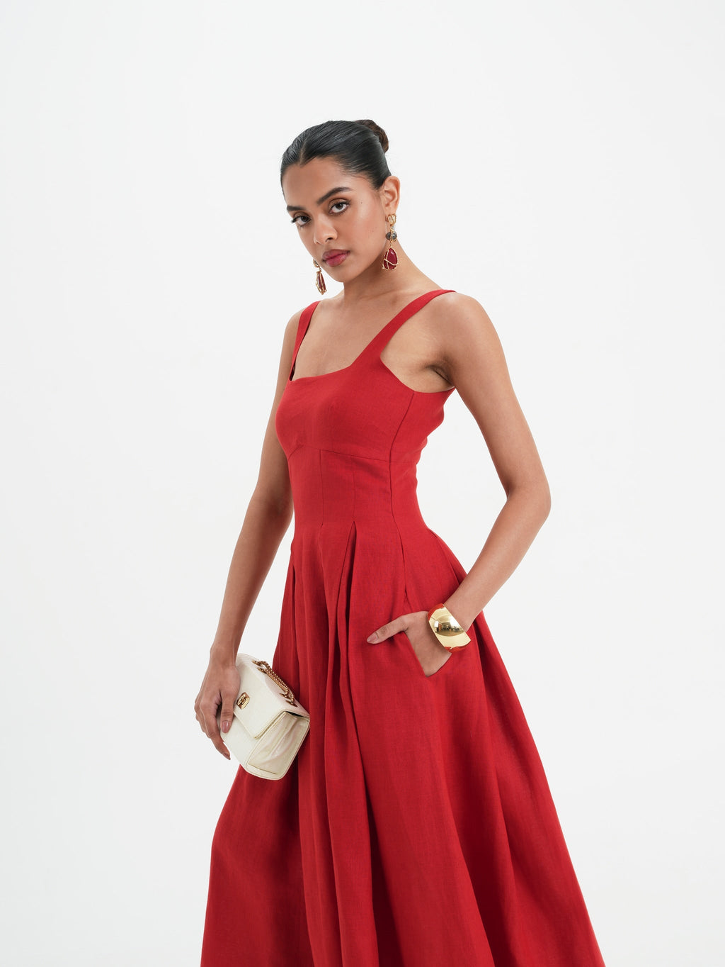 Celeste Dress - Red