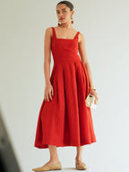 Celeste Dress - Red