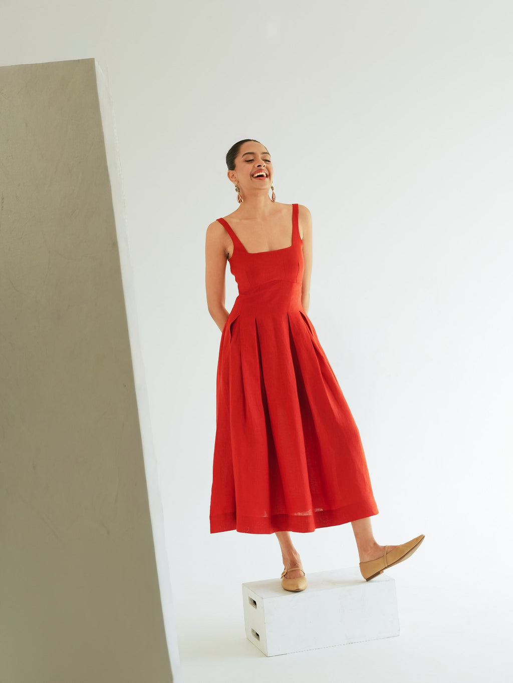 Celeste Dress - Red