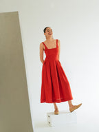 Celeste Dress - Red