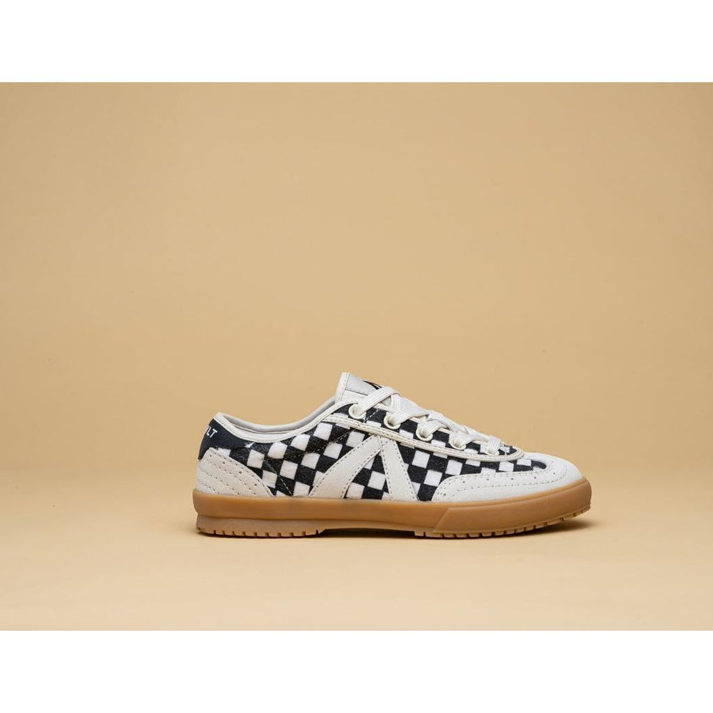 Sneakers Swing - White Black Check