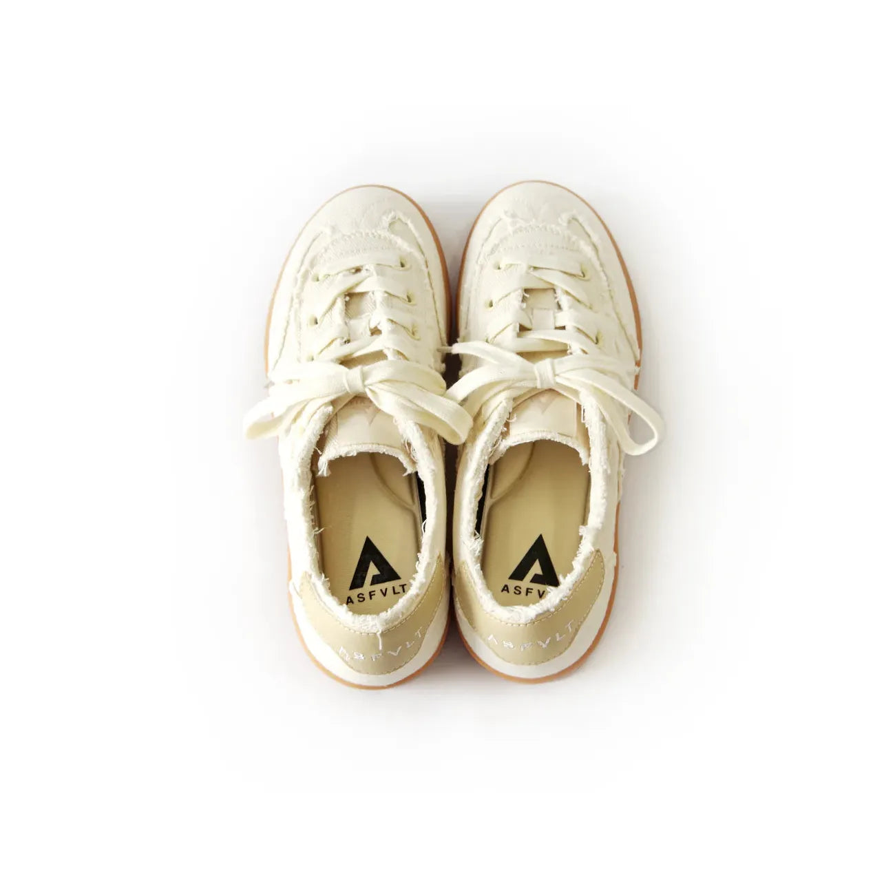 Sneakers Swing - Off White Denim/ Distressed