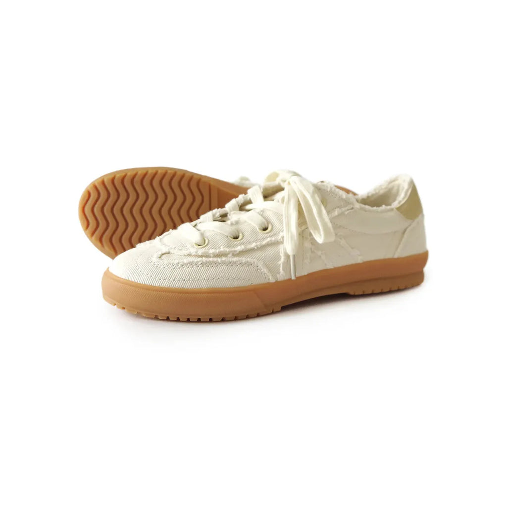 Sneakers Swing - Off White Denim/ Distressed