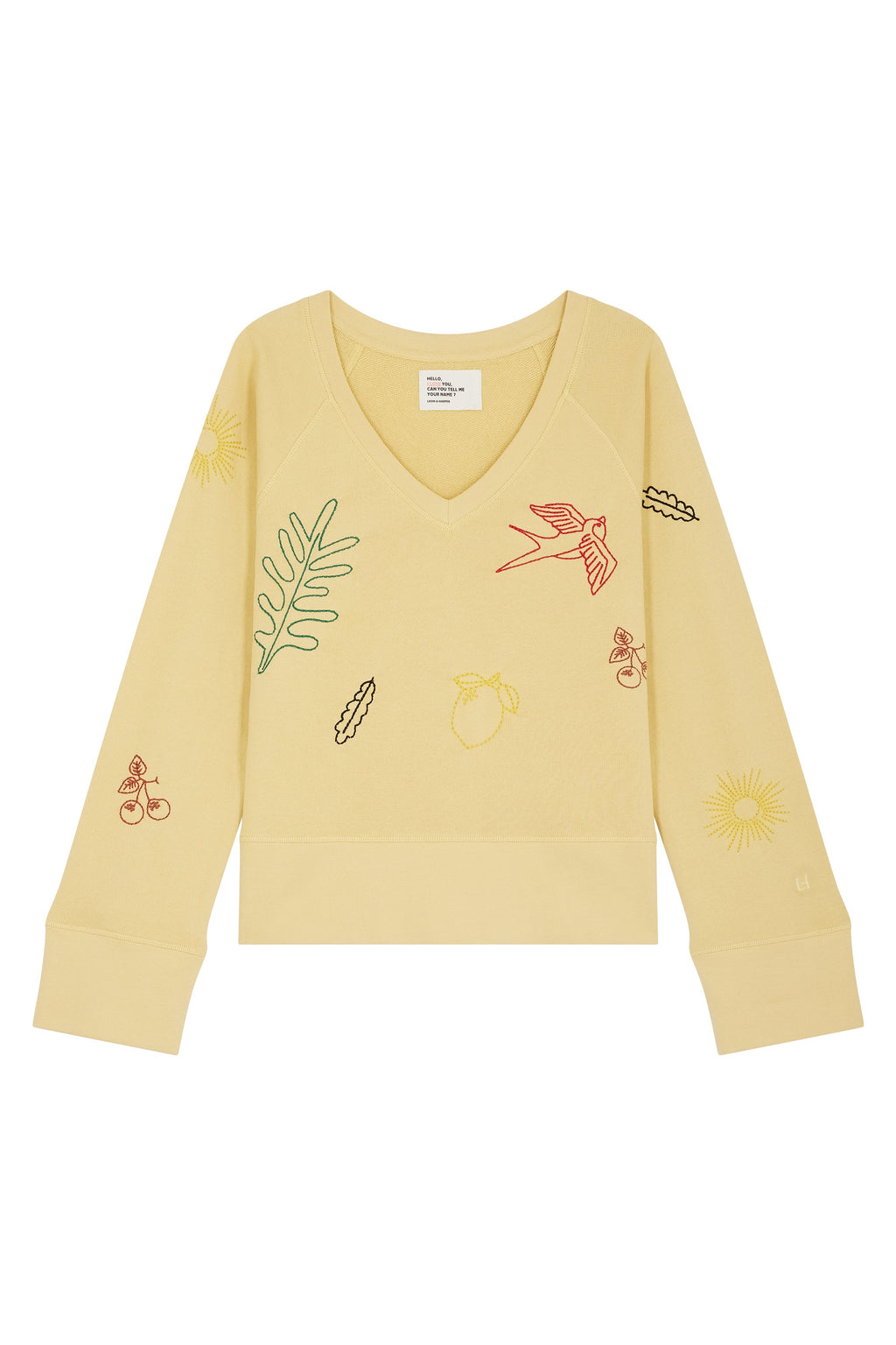 Sudadera Shavi Limón