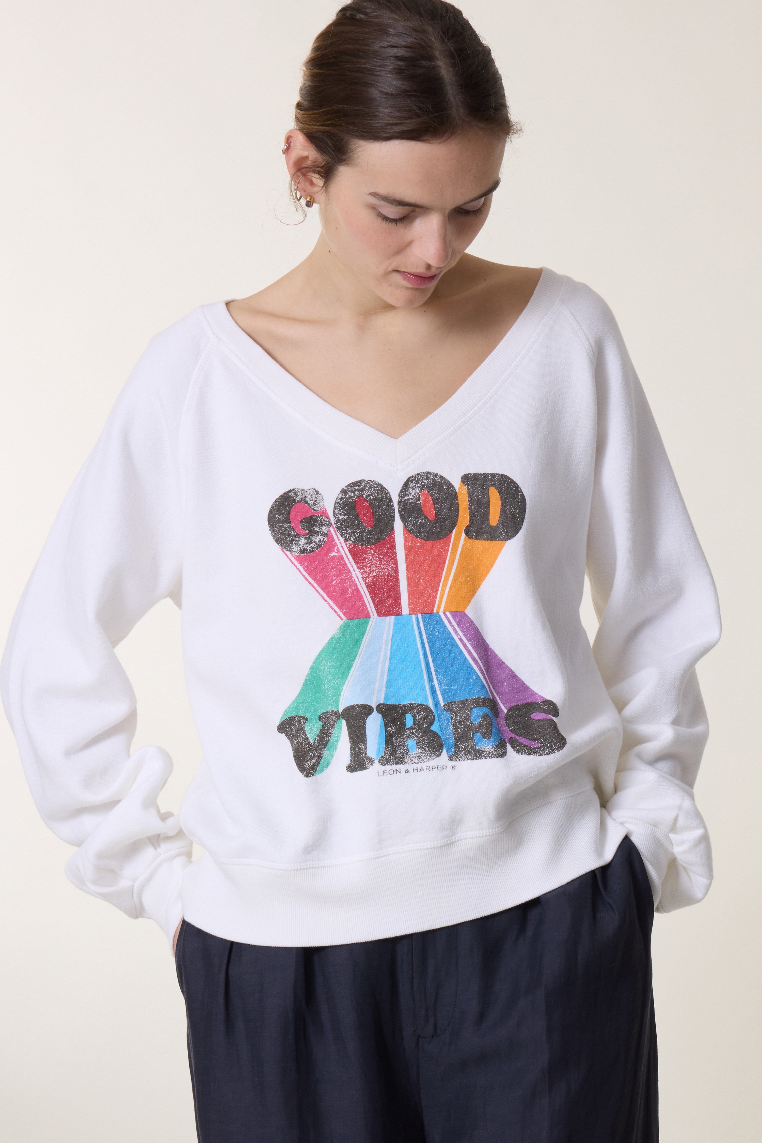 Shiva Vibes Sweatshirt - White
