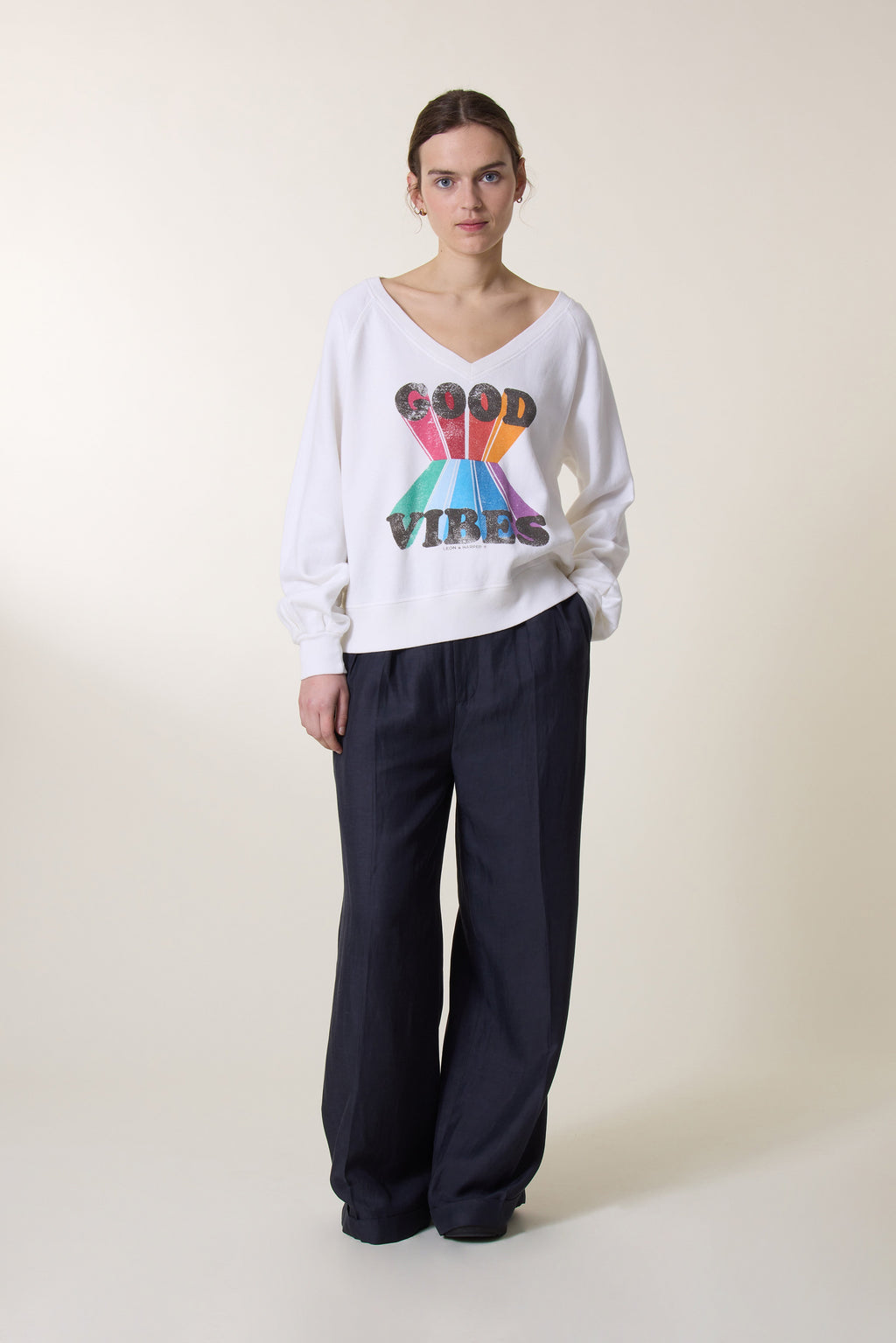 Shiva Vibes Sweatshirt - White