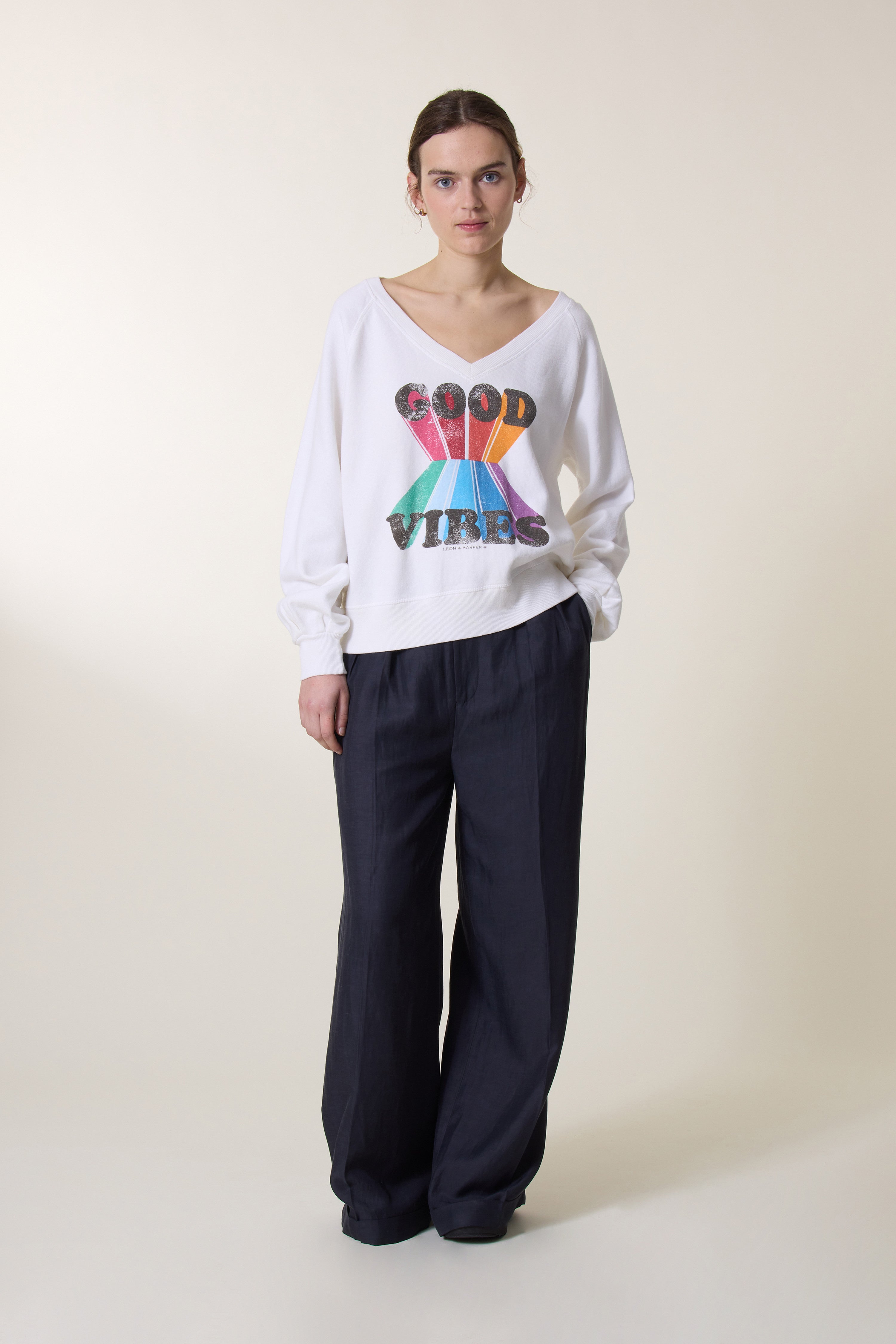 Shiva Vibes Sweatshirt - White