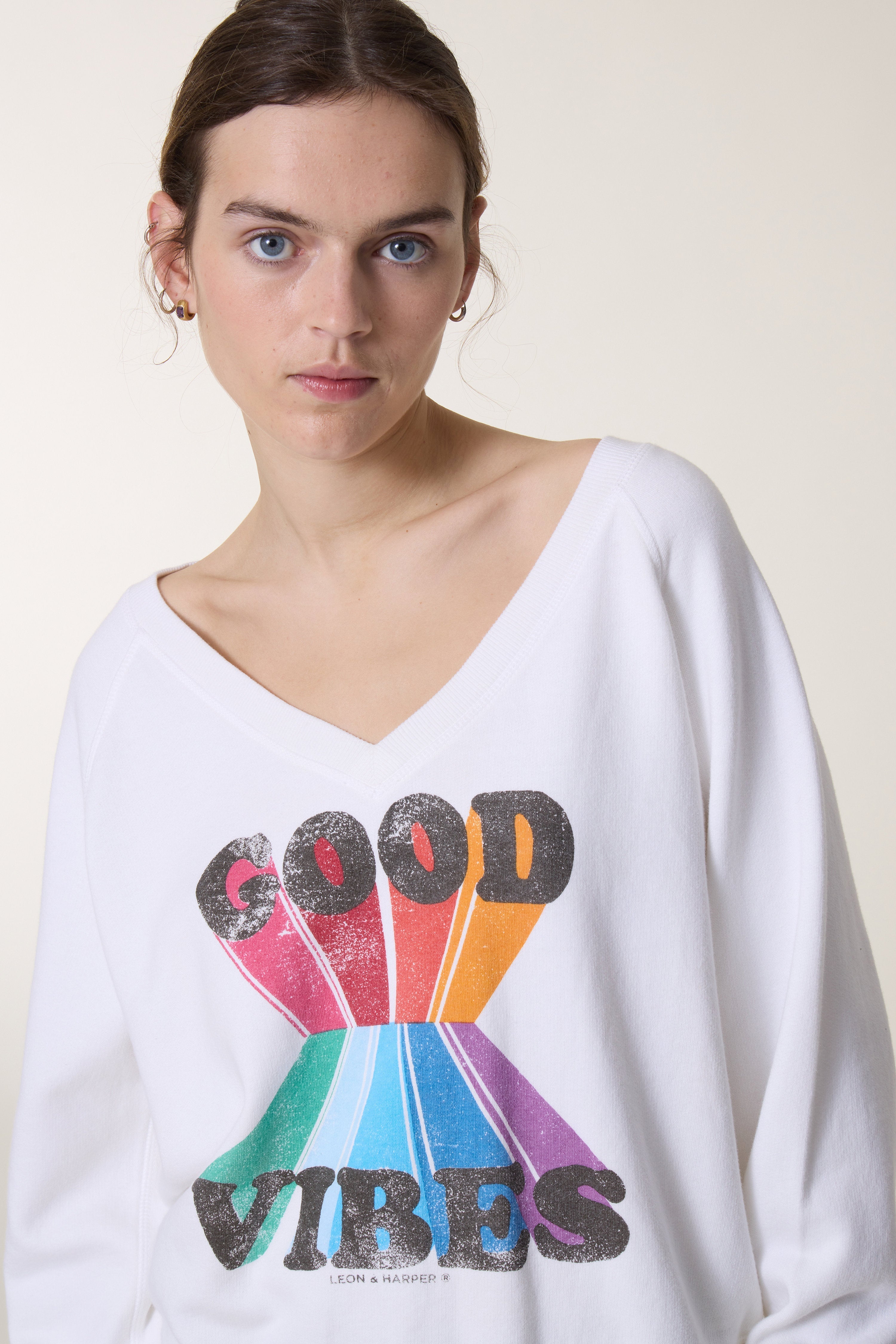 Shiva Vibes Sweatshirt - White