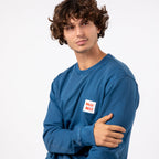 Sudadera 100 % Algodón Orgánico Billyclub - Azul