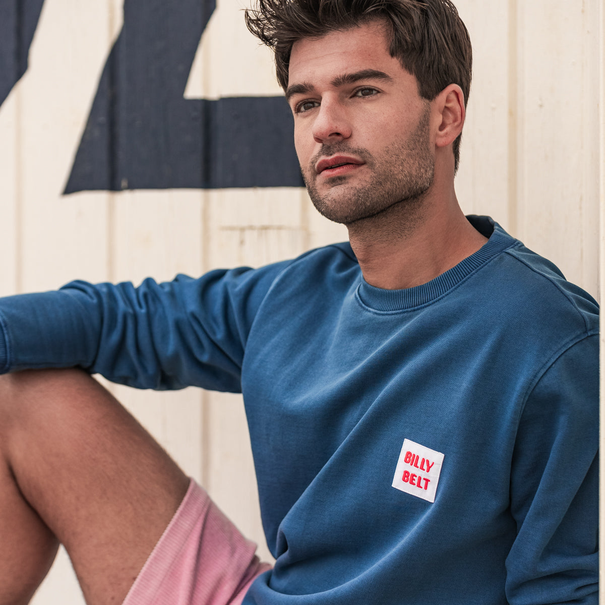 Sudadera 100 % Algodón Orgánico Billyclub - Azul