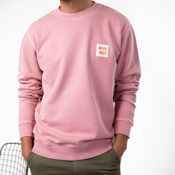 Felpa In 100% Cotone Biologico Billyclub - Rosa