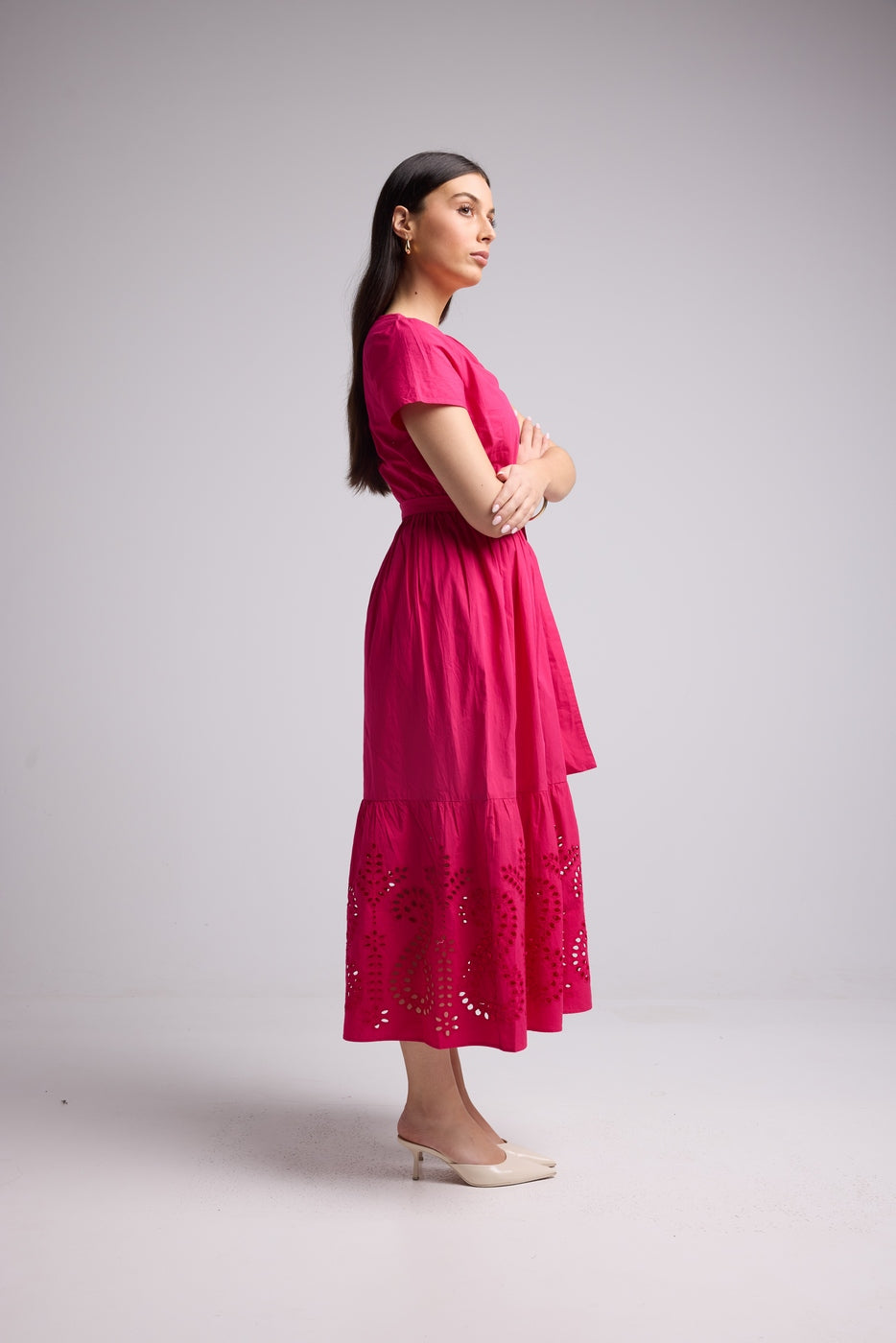 Robe Longue - Sybille - Fushia