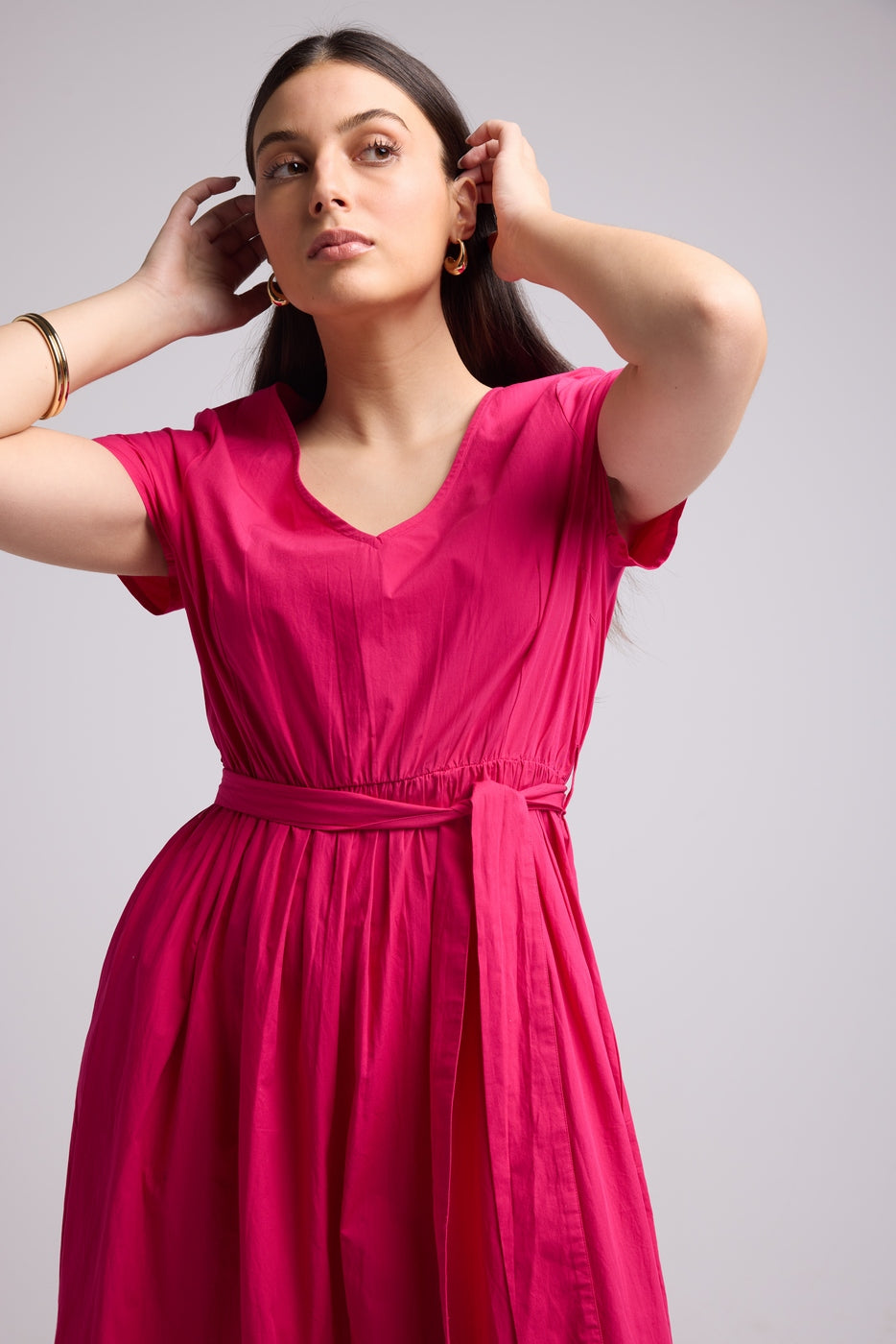 Robe Longue - Sybille - Fushia