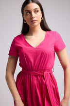 Robe Longue - Sybille - Fushia