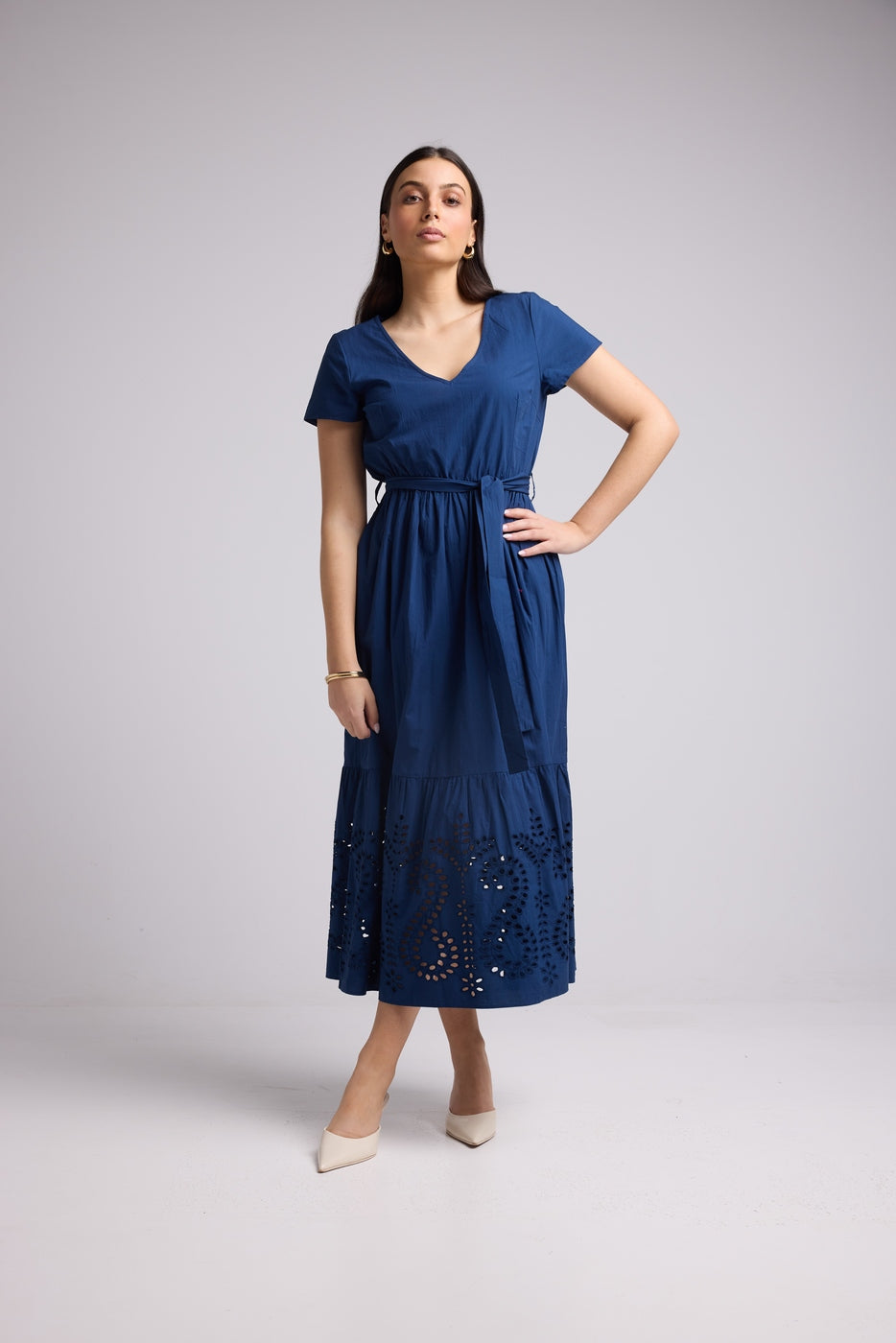 Robe Longue - Sybille - Navy