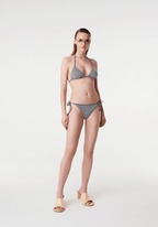 Silvio Triangle Bikini Top - Blue