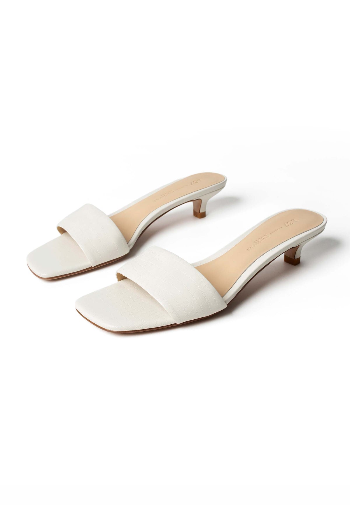 Sandales à Talons Dressed In Summer Air  - White