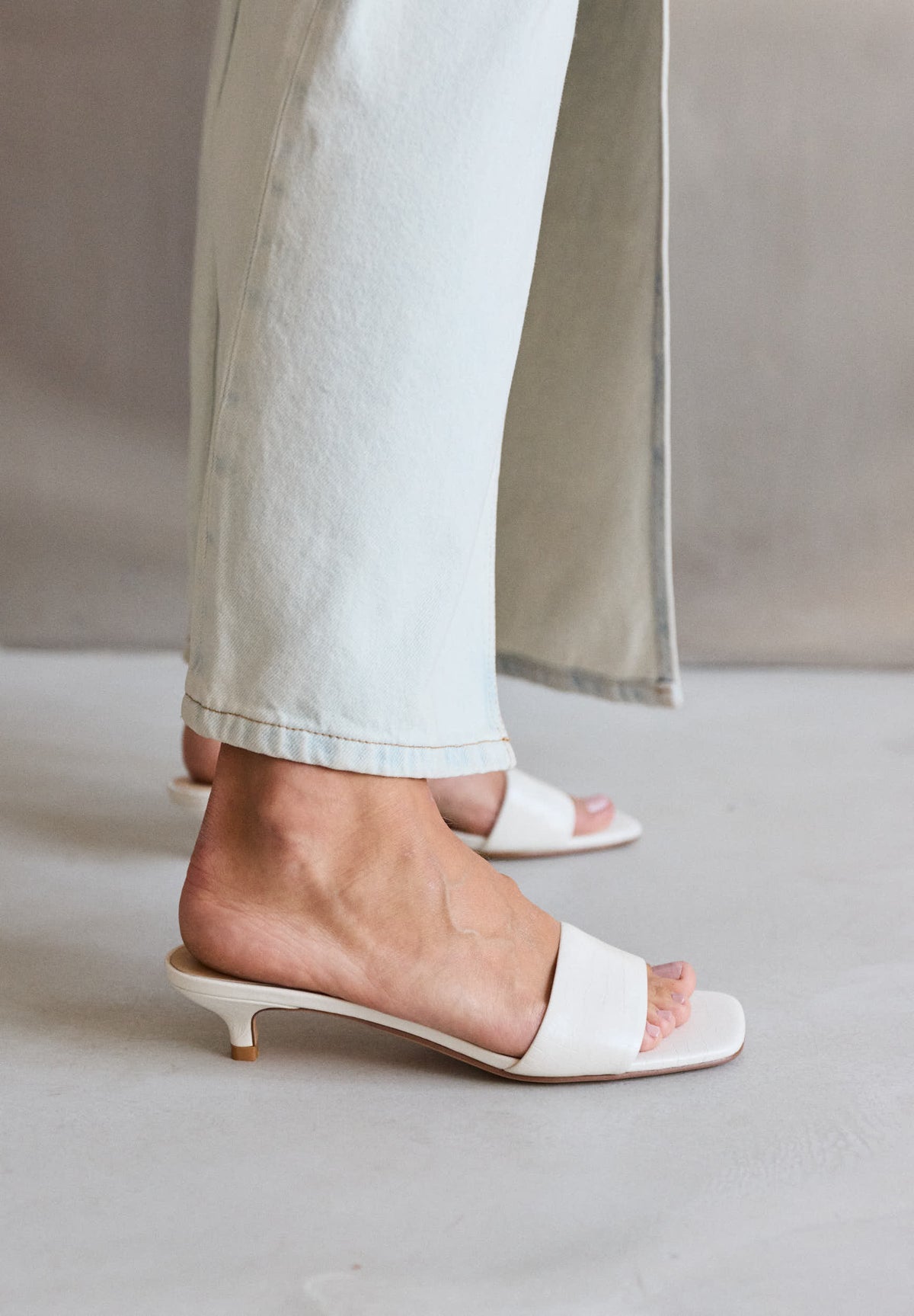 Sandales à Talons Dressed In Summer Air  - White