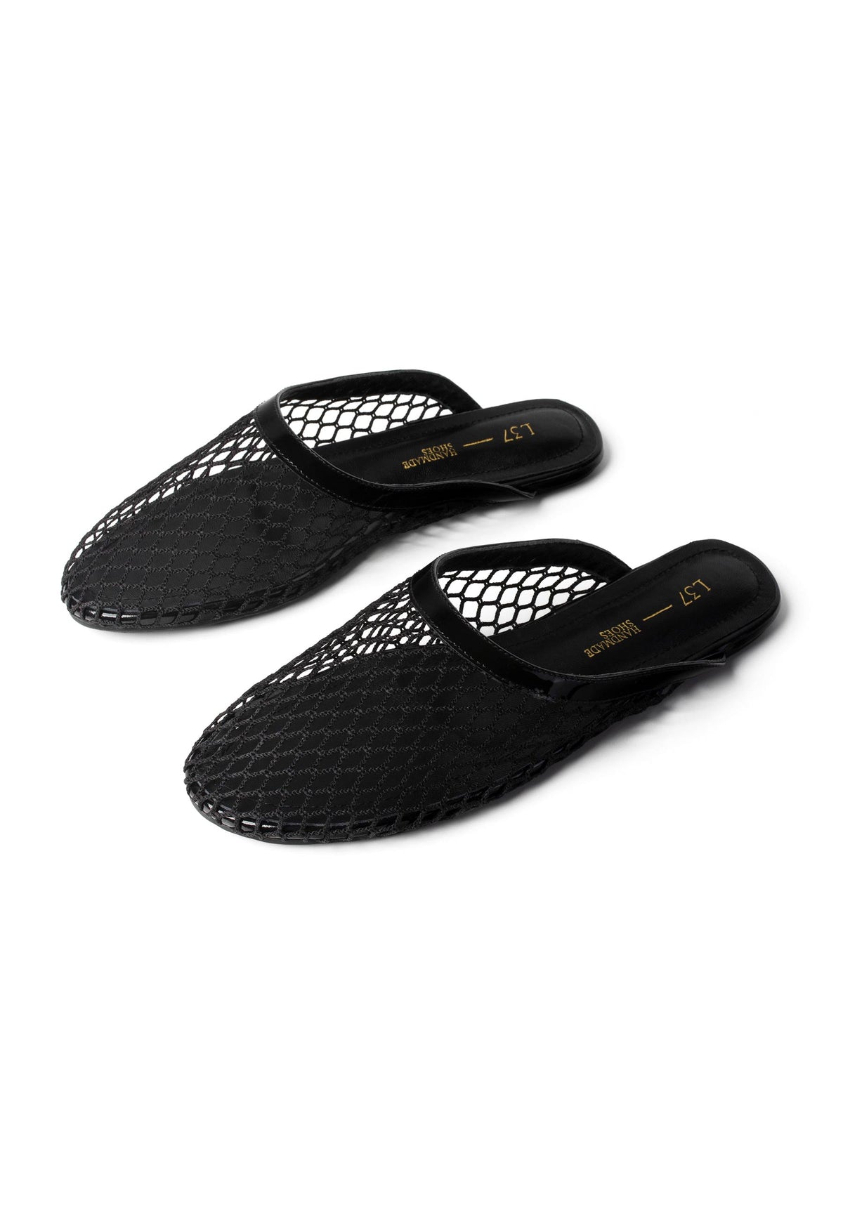 Santorini Steps Flat Shoes - Black