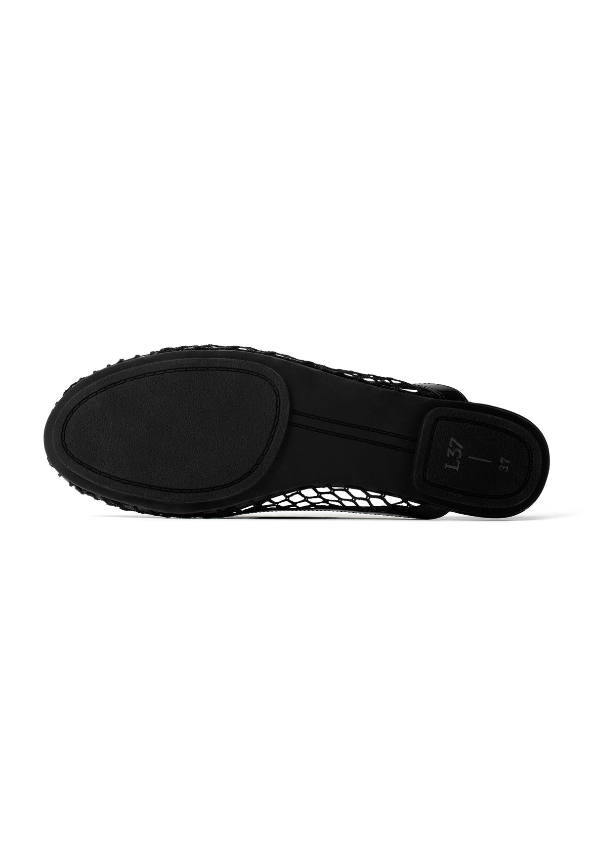 Santorini Steps Flat Shoes - Black
