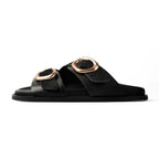 Stay Until Tomorrow Sandals - Black