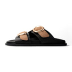 Sandales Stay Until Tomorrow - Noir/Camel