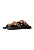 Sandales Stay Until Tomorrow - Noir/Camel