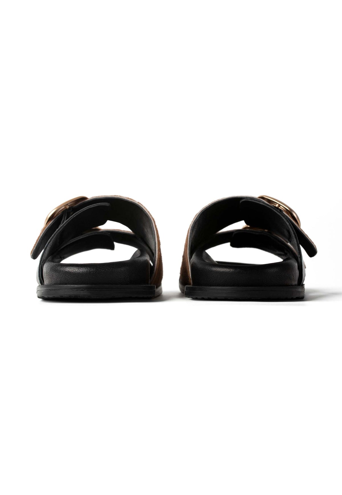 Sandales Stay Until Tomorrow - Noir/Camel