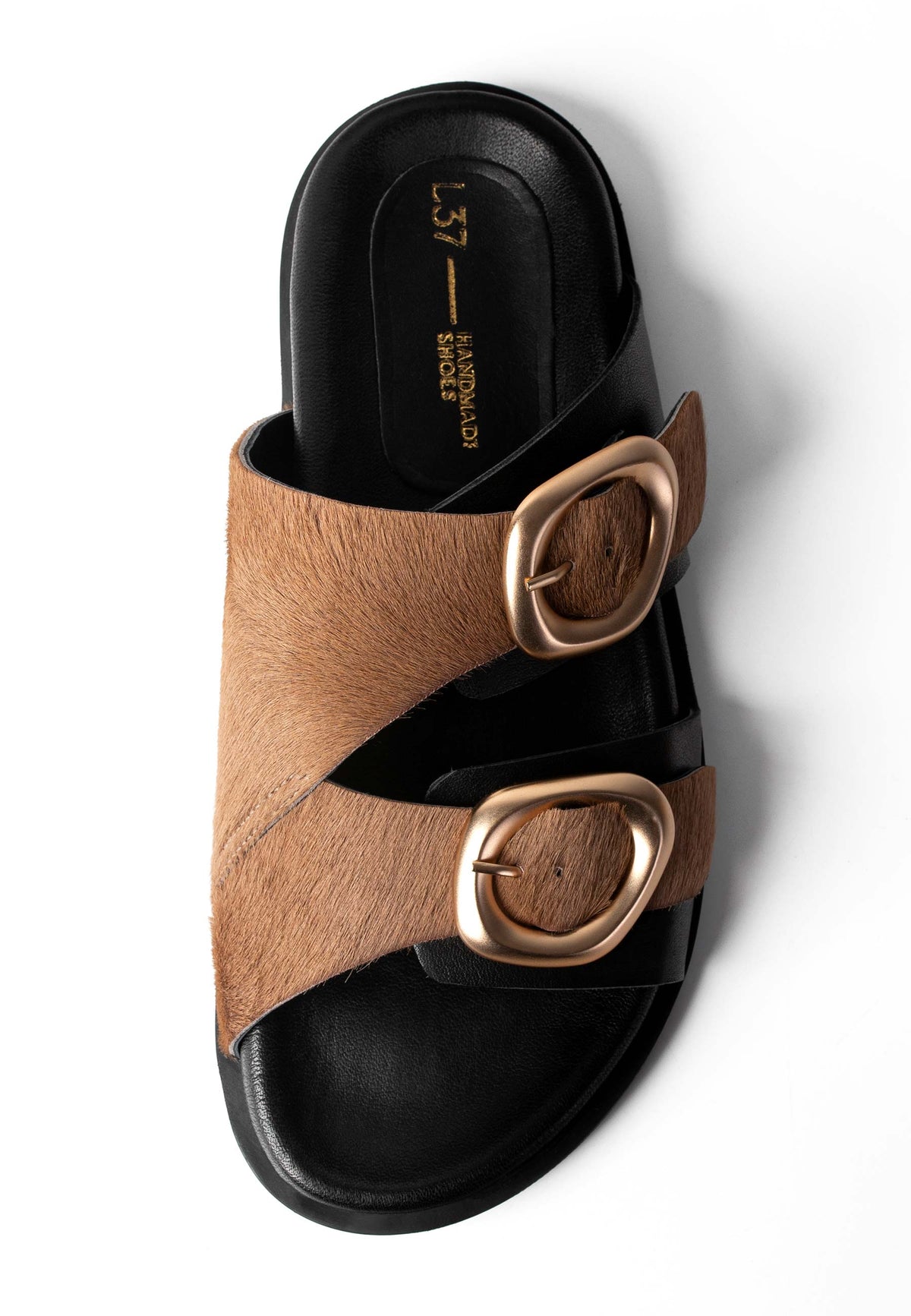 Sandales Stay Until Tomorrow - Noir/Camel
