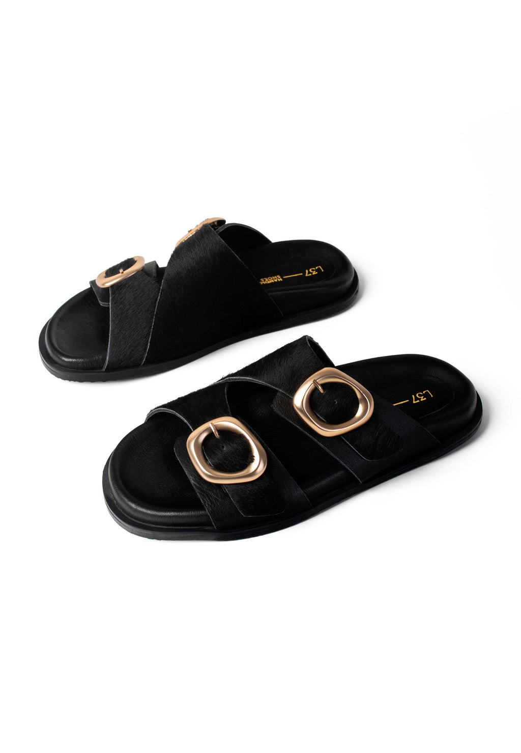 Stay Until Tomorrow Sandals - Black