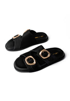 Stay Until Tomorrow Sandals - Black