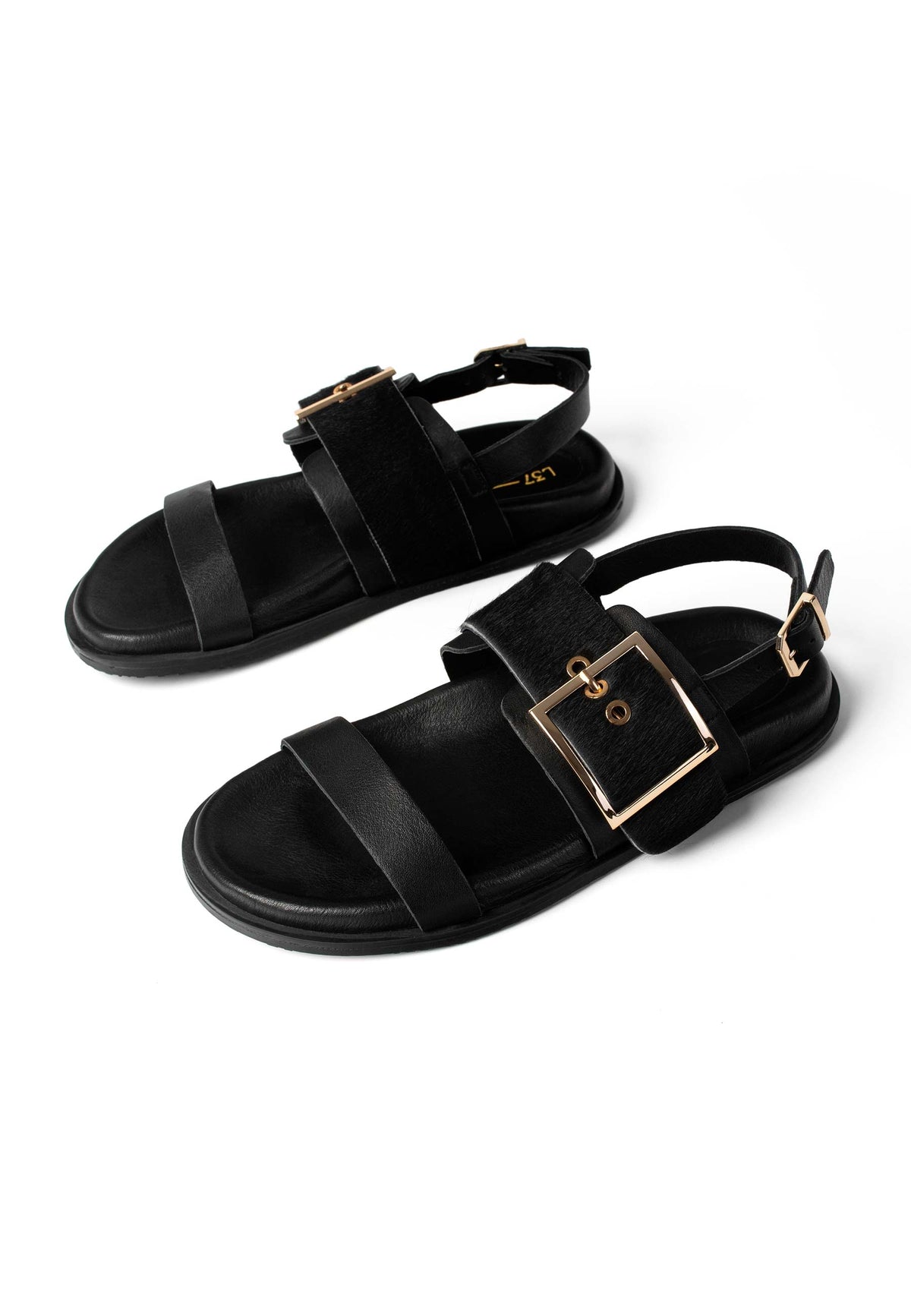 Wild At Golden Hour Sandals - Black