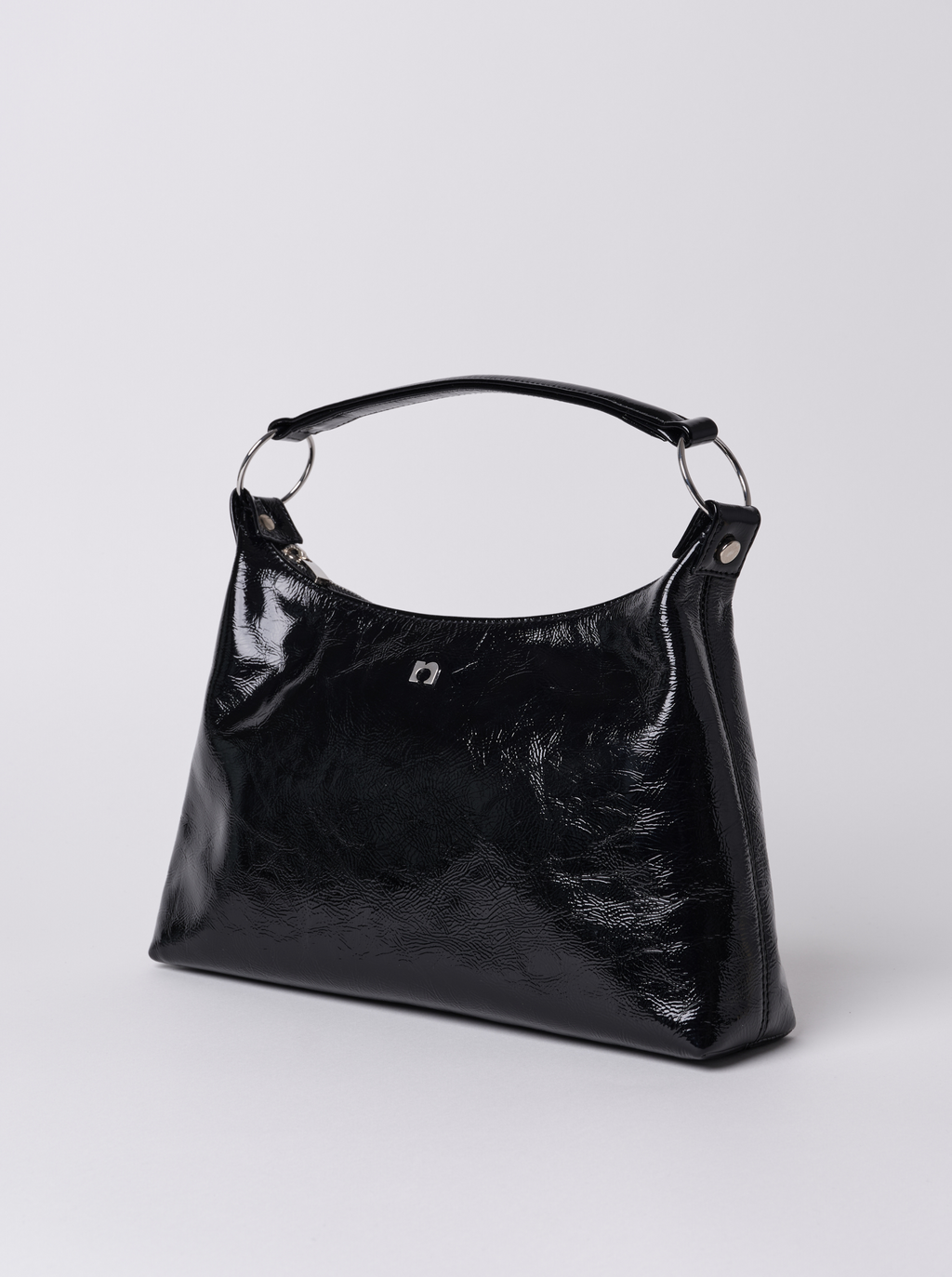 Black Baguette Bag