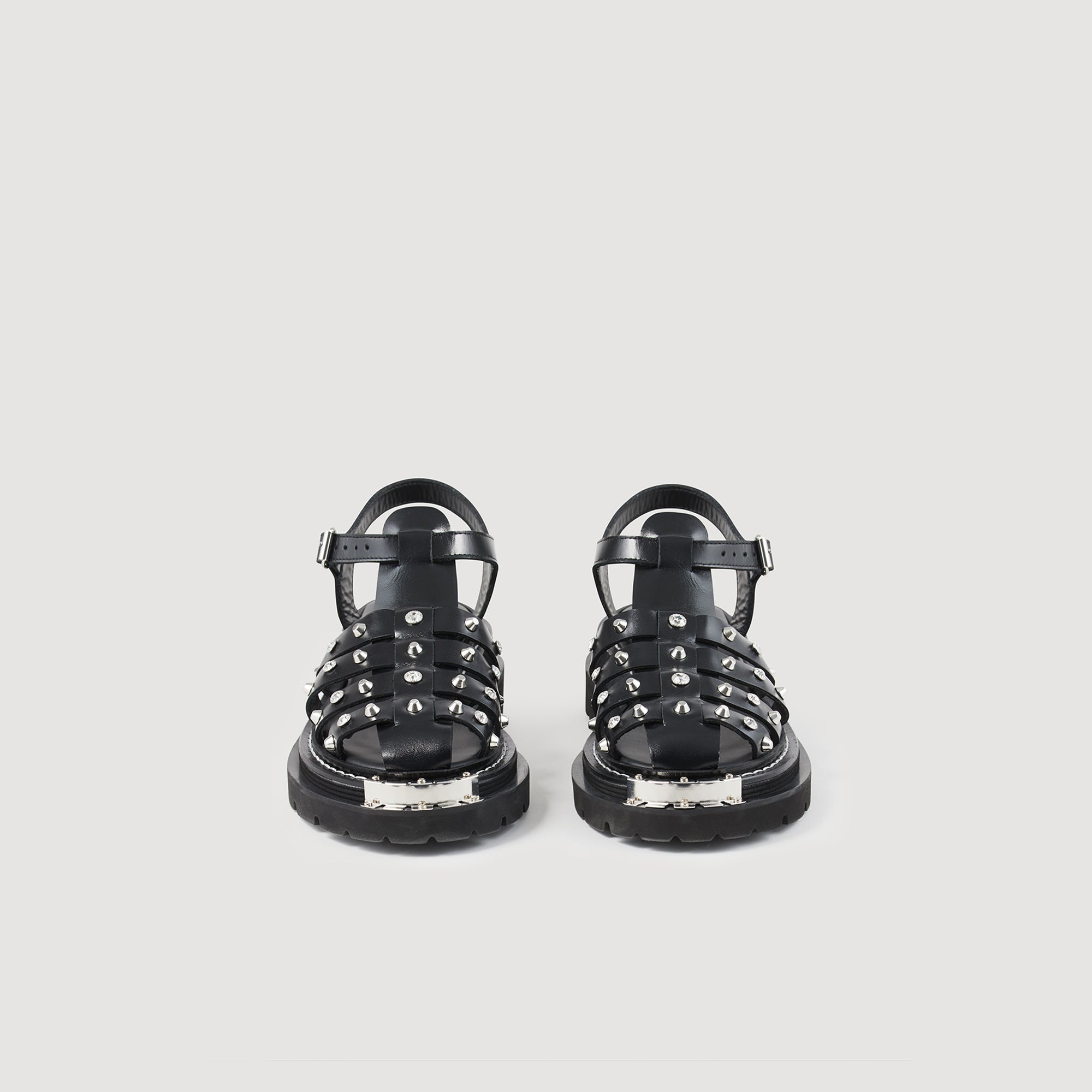 Olys Studded Leather Sandals