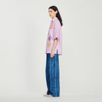 Chemise Oversize En Lin Brodé