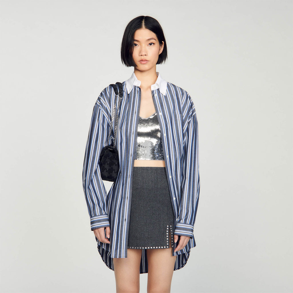 Chemise Oversize À Rayures
