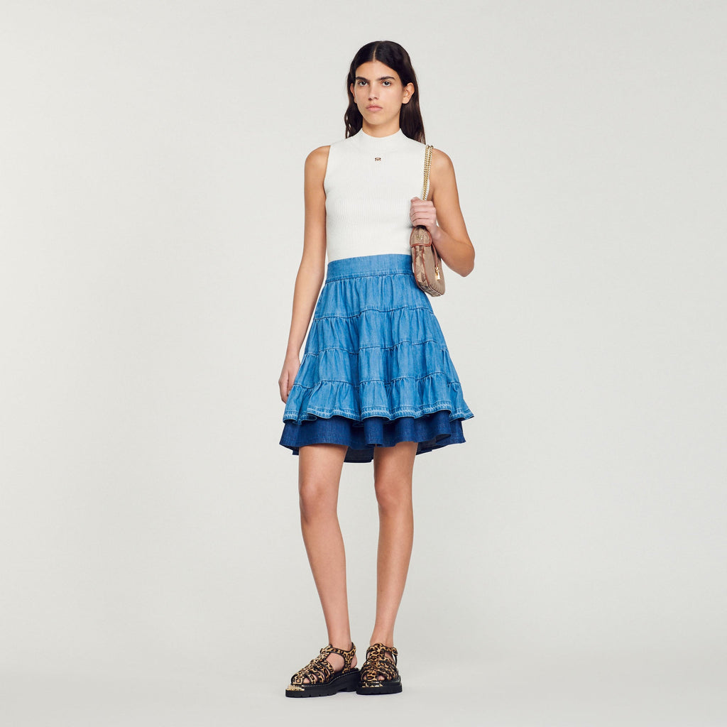 Short Denim Skirt