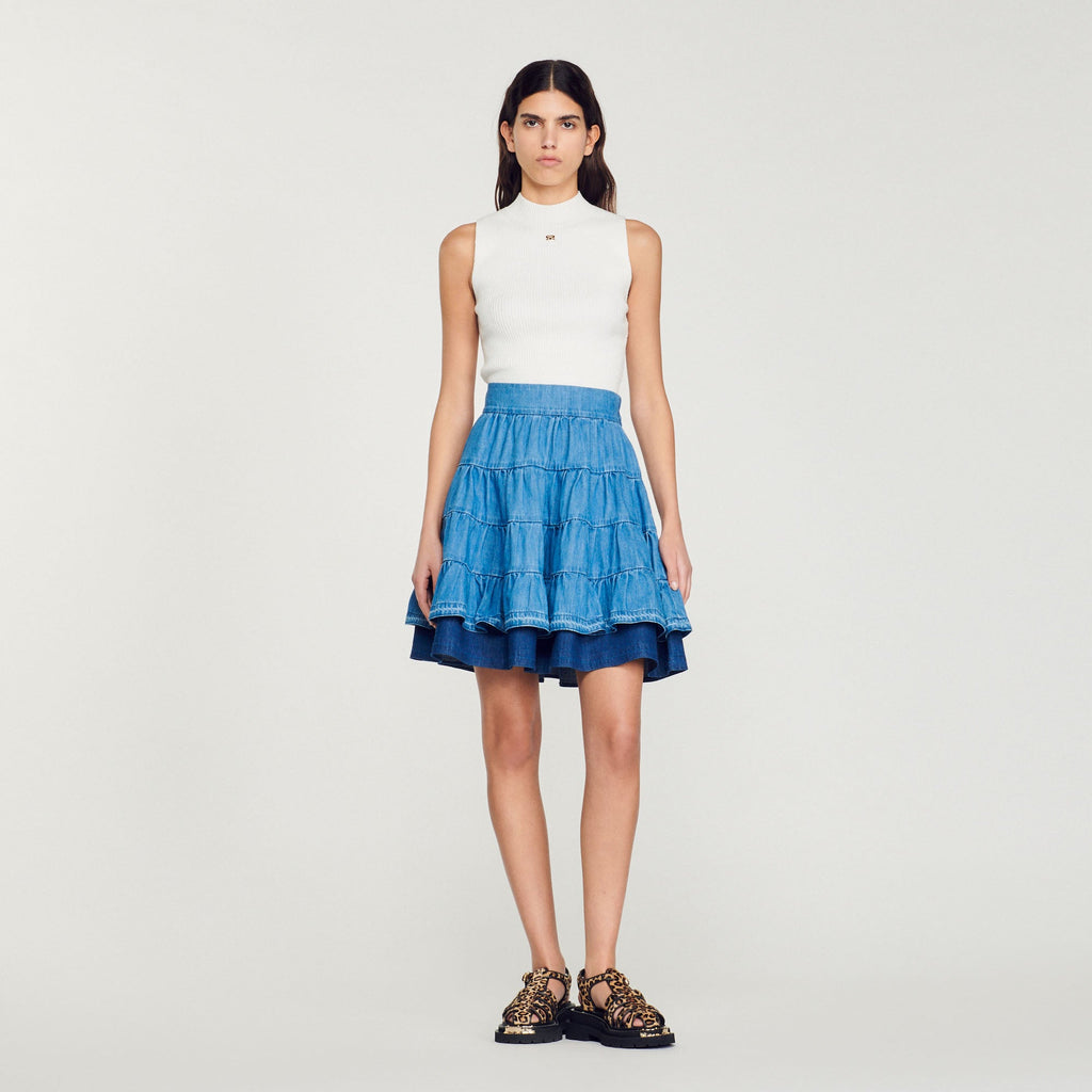 Short Denim Skirt
