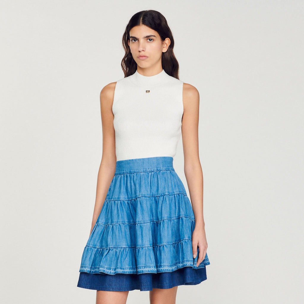 Short Denim Skirt