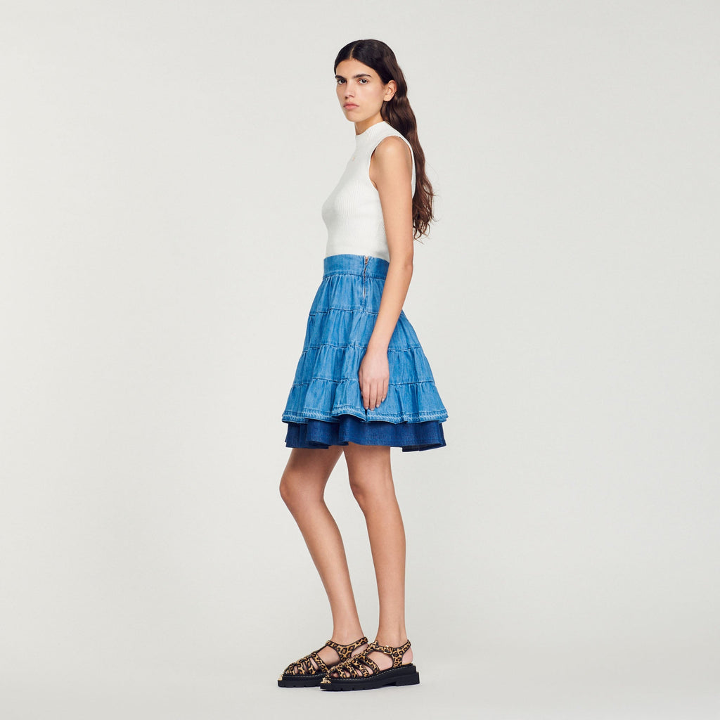Short Denim Skirt