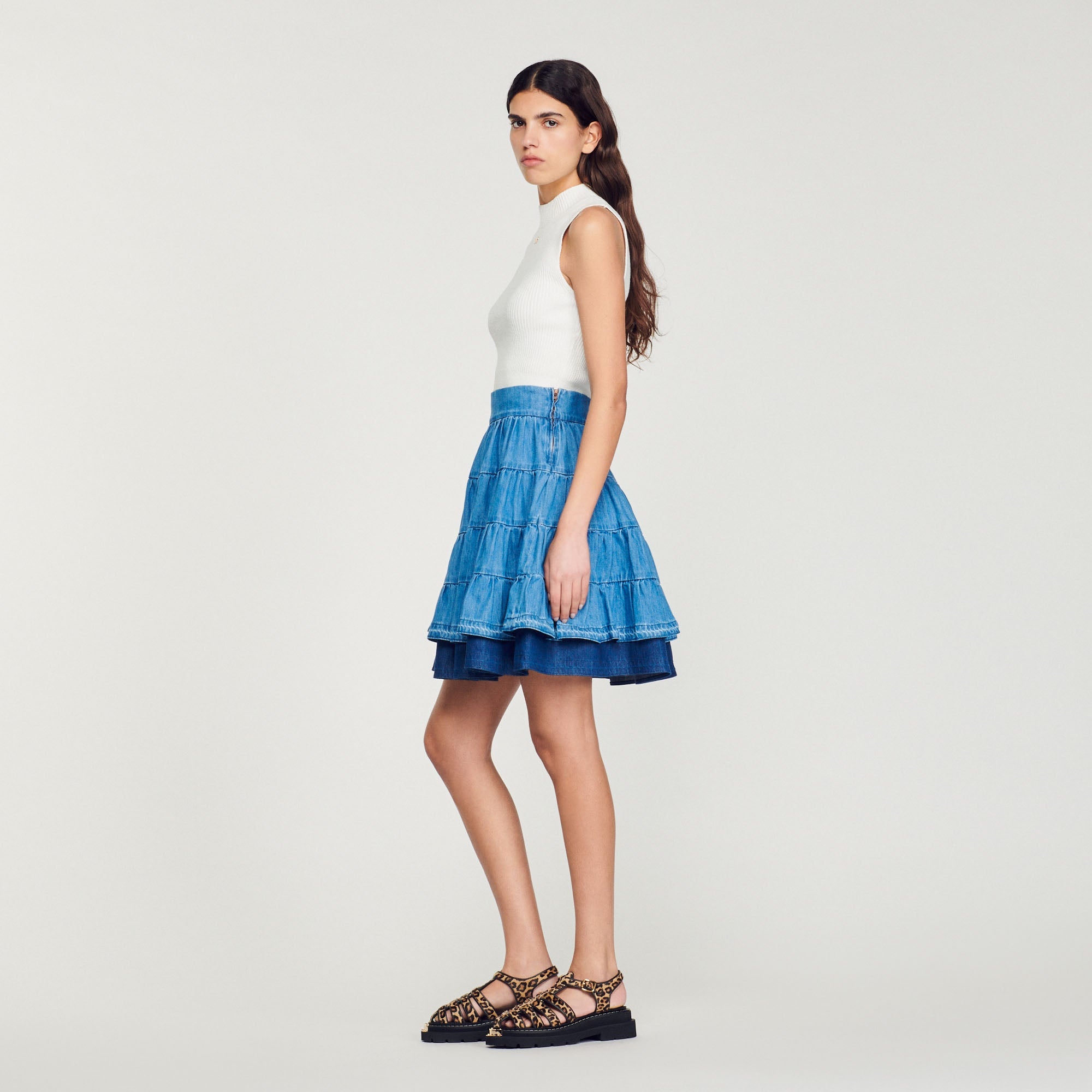 Short Denim Skirt