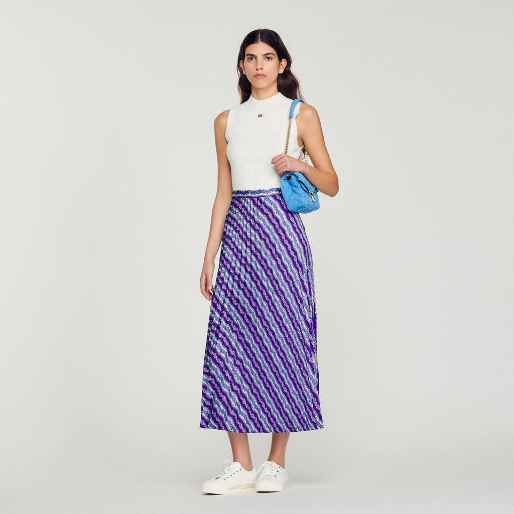 Printed Long Skirt
