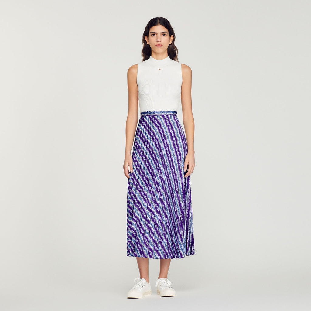 Printed Long Skirt