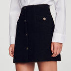 Short Button Skirt