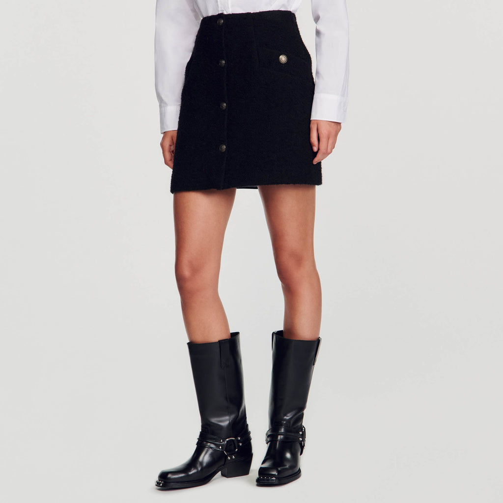 Short Button Skirt