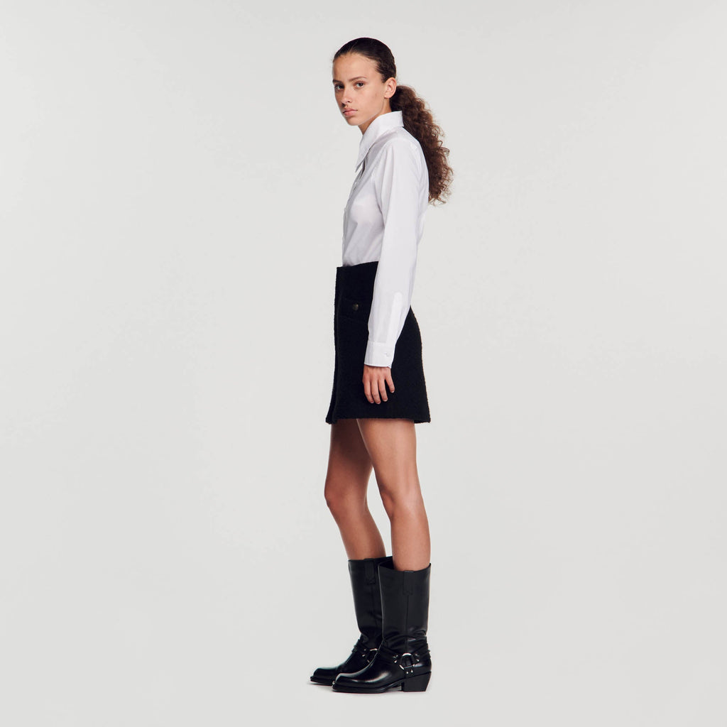 Short Button Skirt