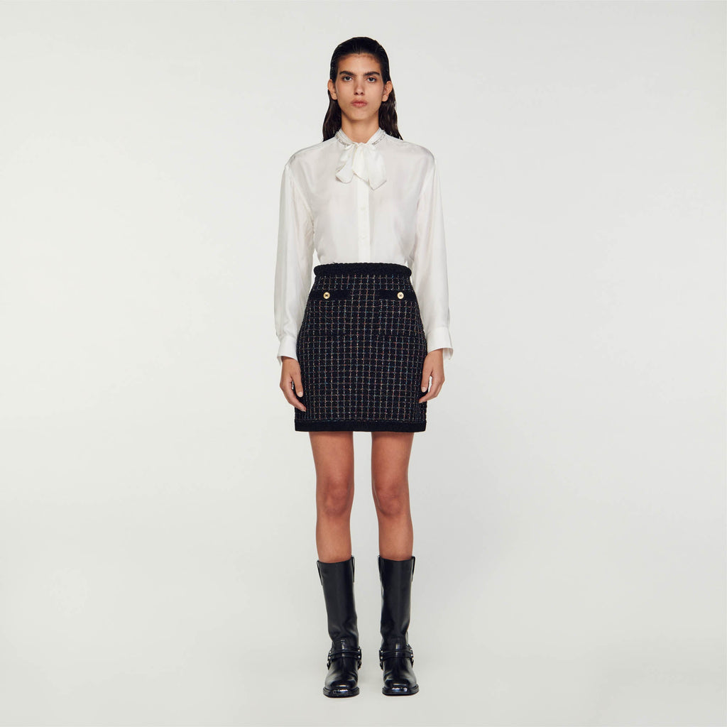 Textured Knit Skirt