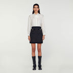 Textured Knit Skirt